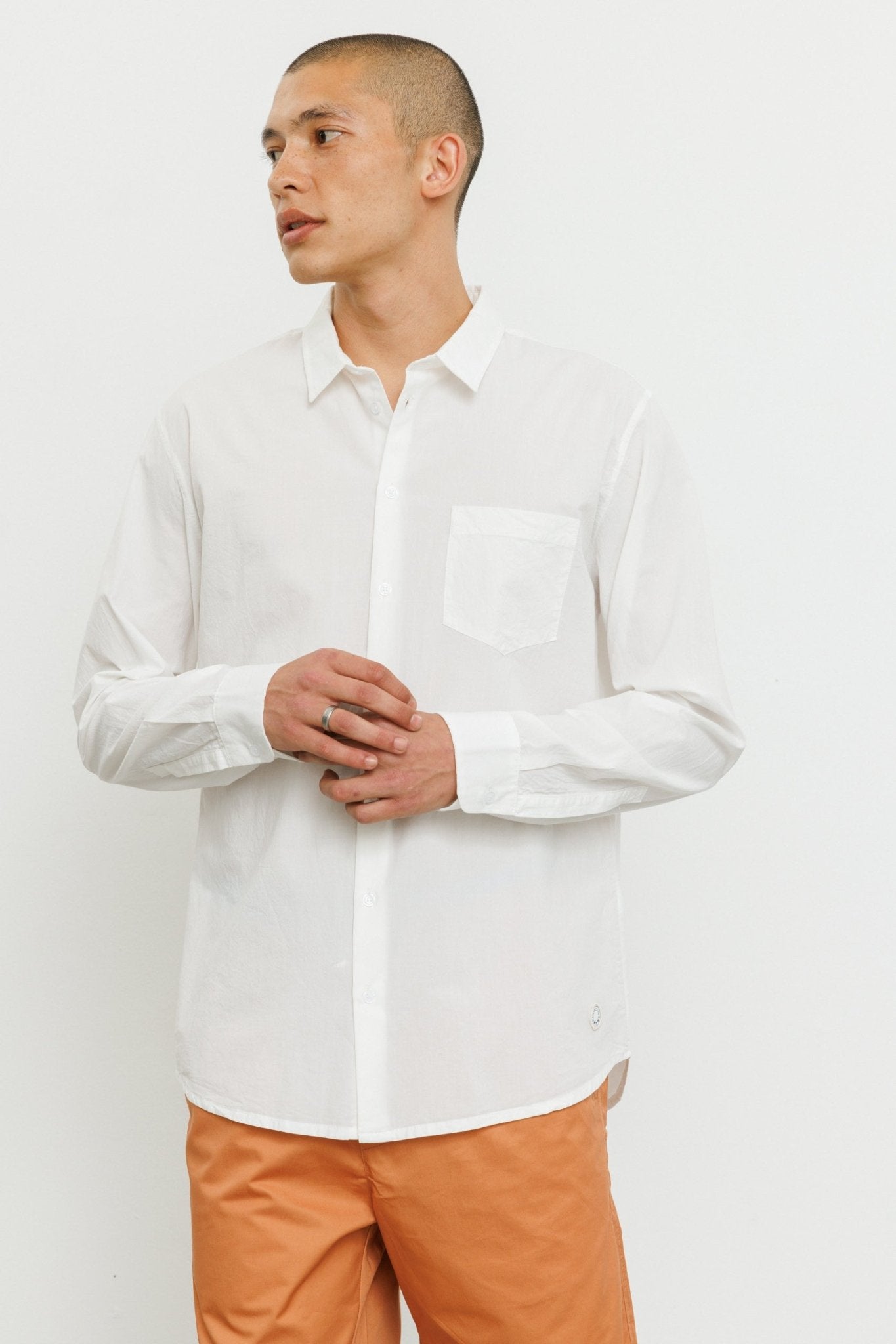 HANOCH Button - down shirt White - gallabia - BiliBlond Swimwear