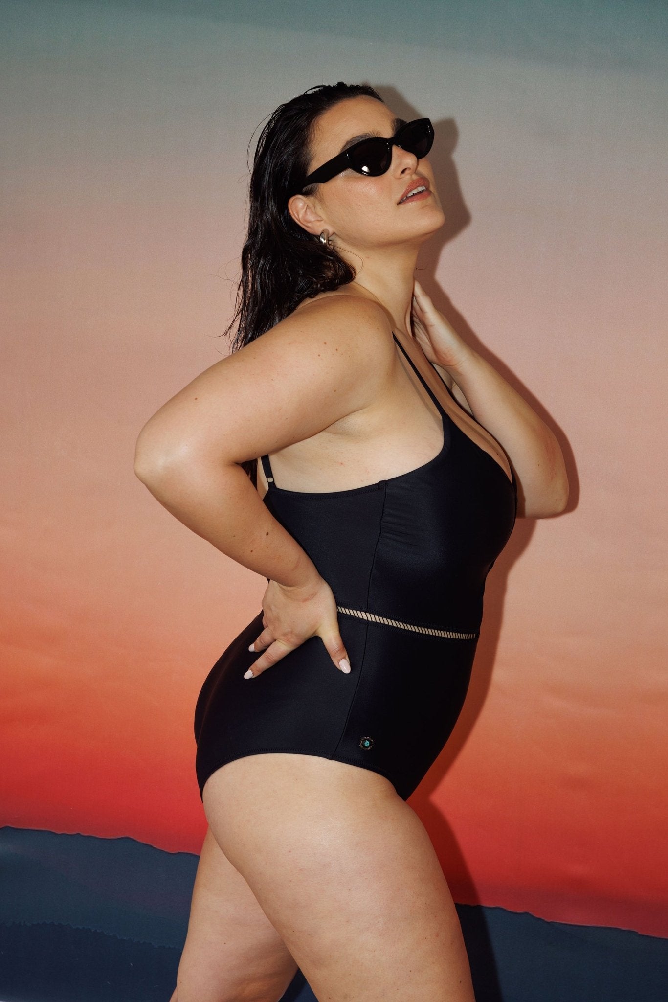 Inbar Black - one piece - BiliBlond Swimwear