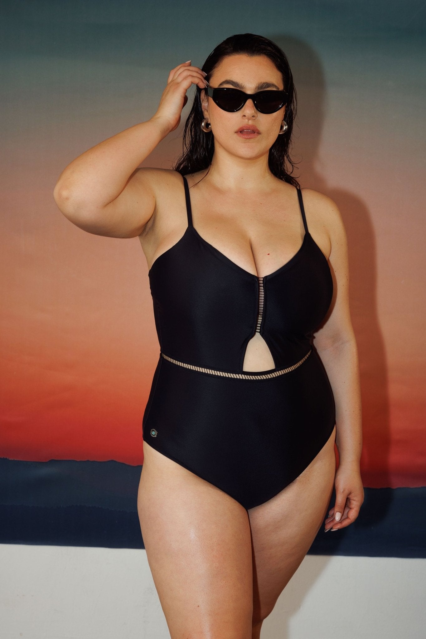 Inbar Black - one piece - BiliBlond Swimwear