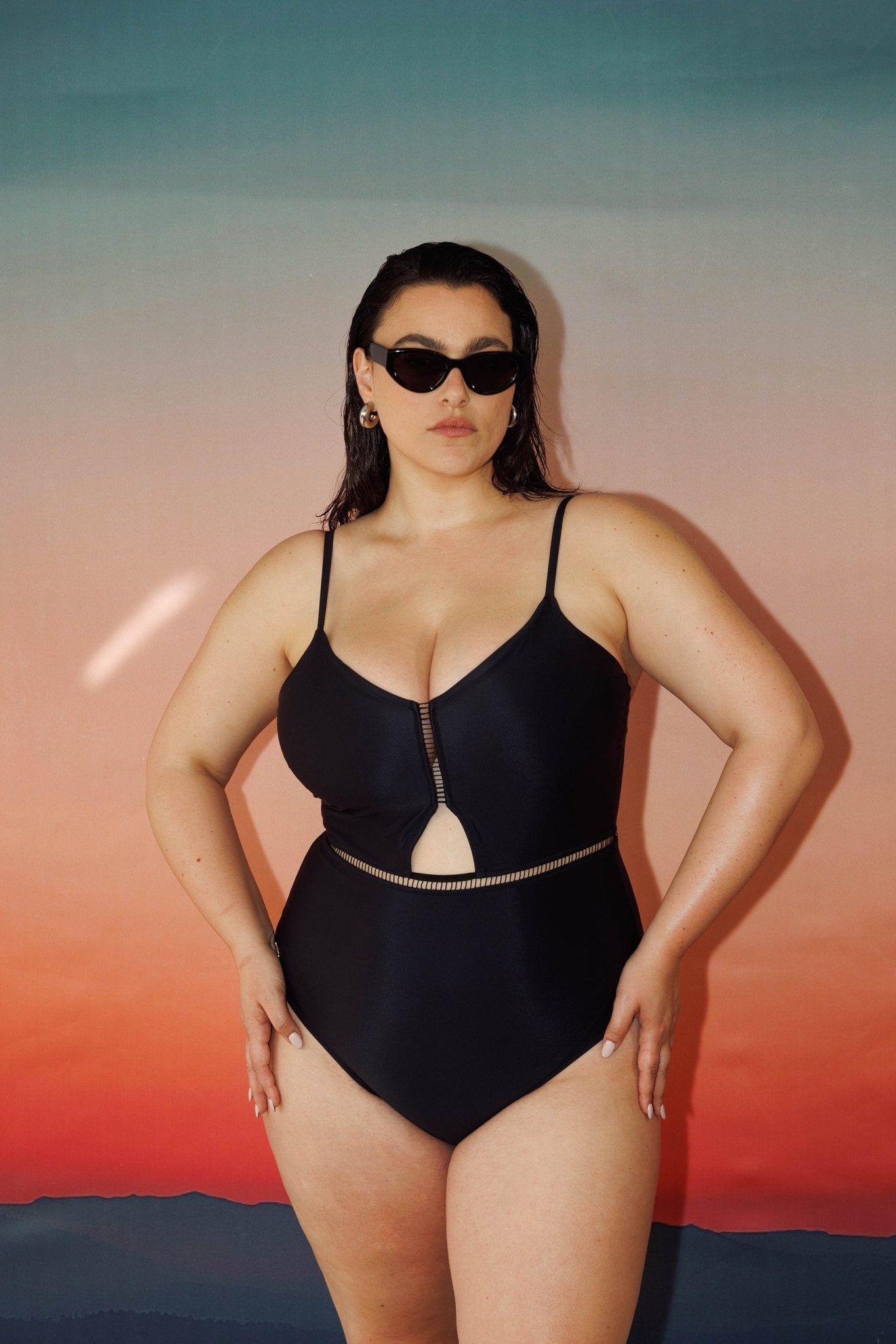 Inbar Black - one piece - BiliBlond Swimwear