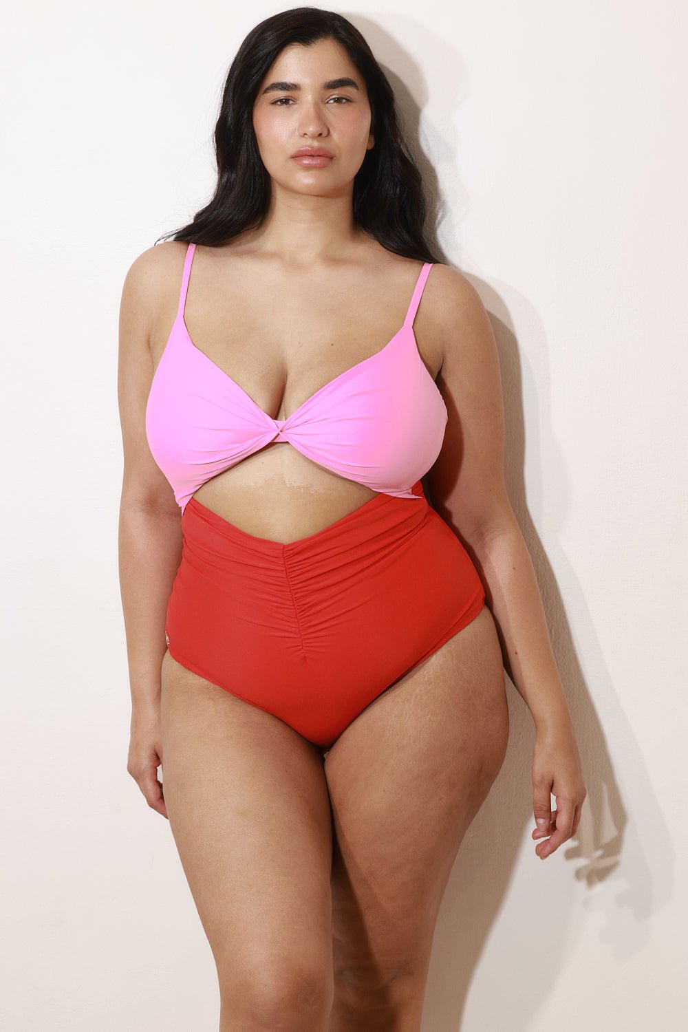 Jordan One-piece Red Pink - one piece -BiliBlond Swimwear