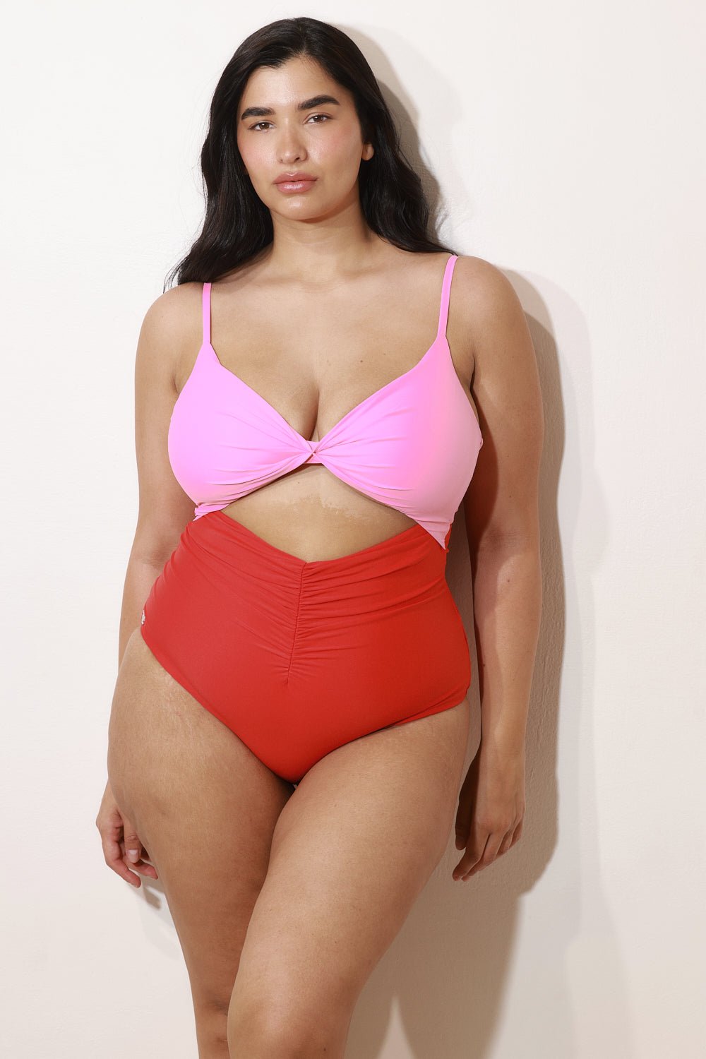 Jordan One-piece Red Pink - one piece -BiliBlond Swimwear