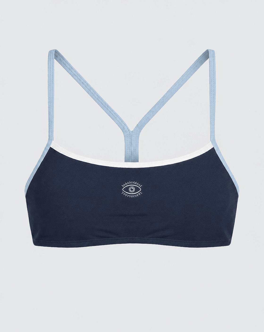 Kayak Top Blue & White - Bikini -BiliBlond Swimwear