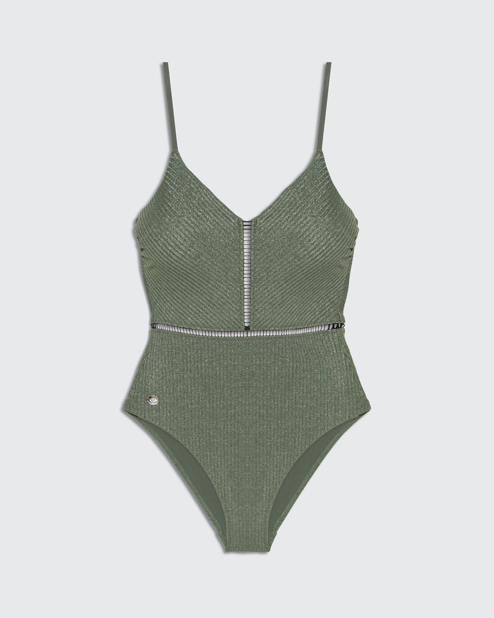 Kim Green Lurex - one piece - BiliBlond Swimwear