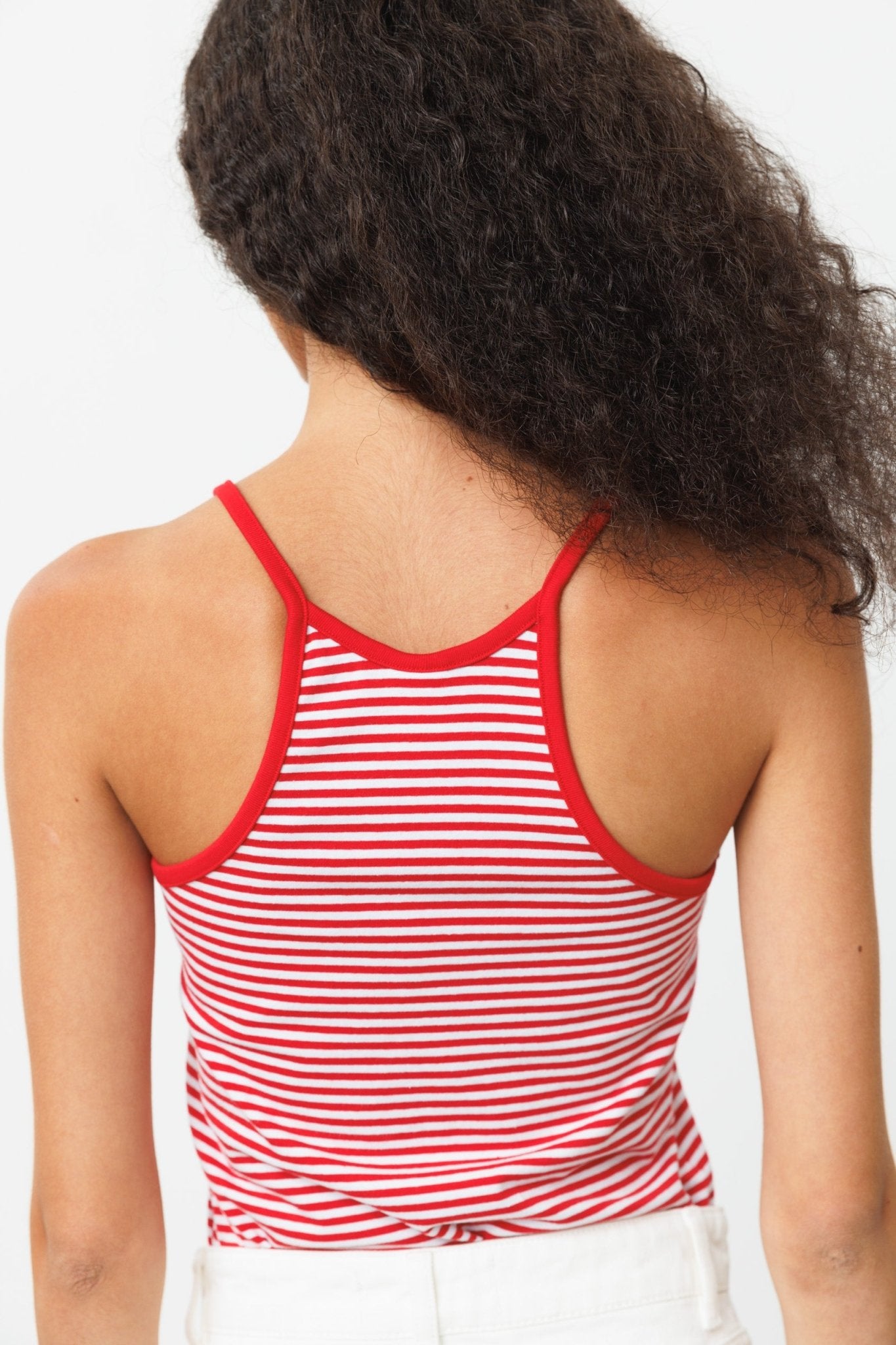 MAAYAN Tank top Red Stripes - gallabia - BiliBlond Swimwear