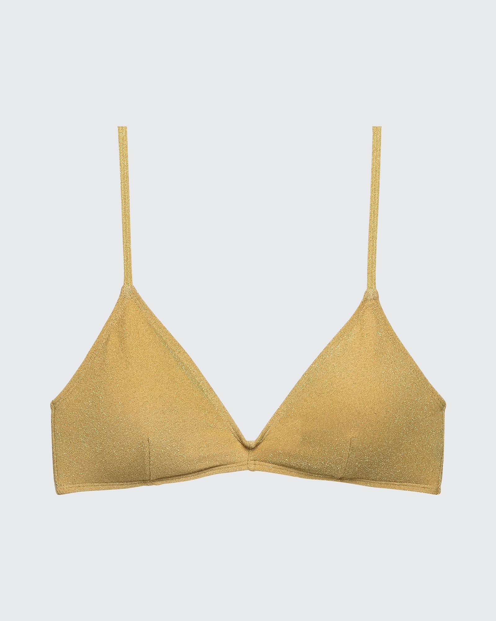 Orca Top Gold Lurex - BIKINI - BiliBlond Swimwear