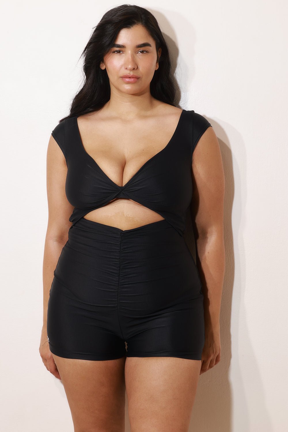 Overall Jordan Black - one piece - BiliBlond Swimwear
