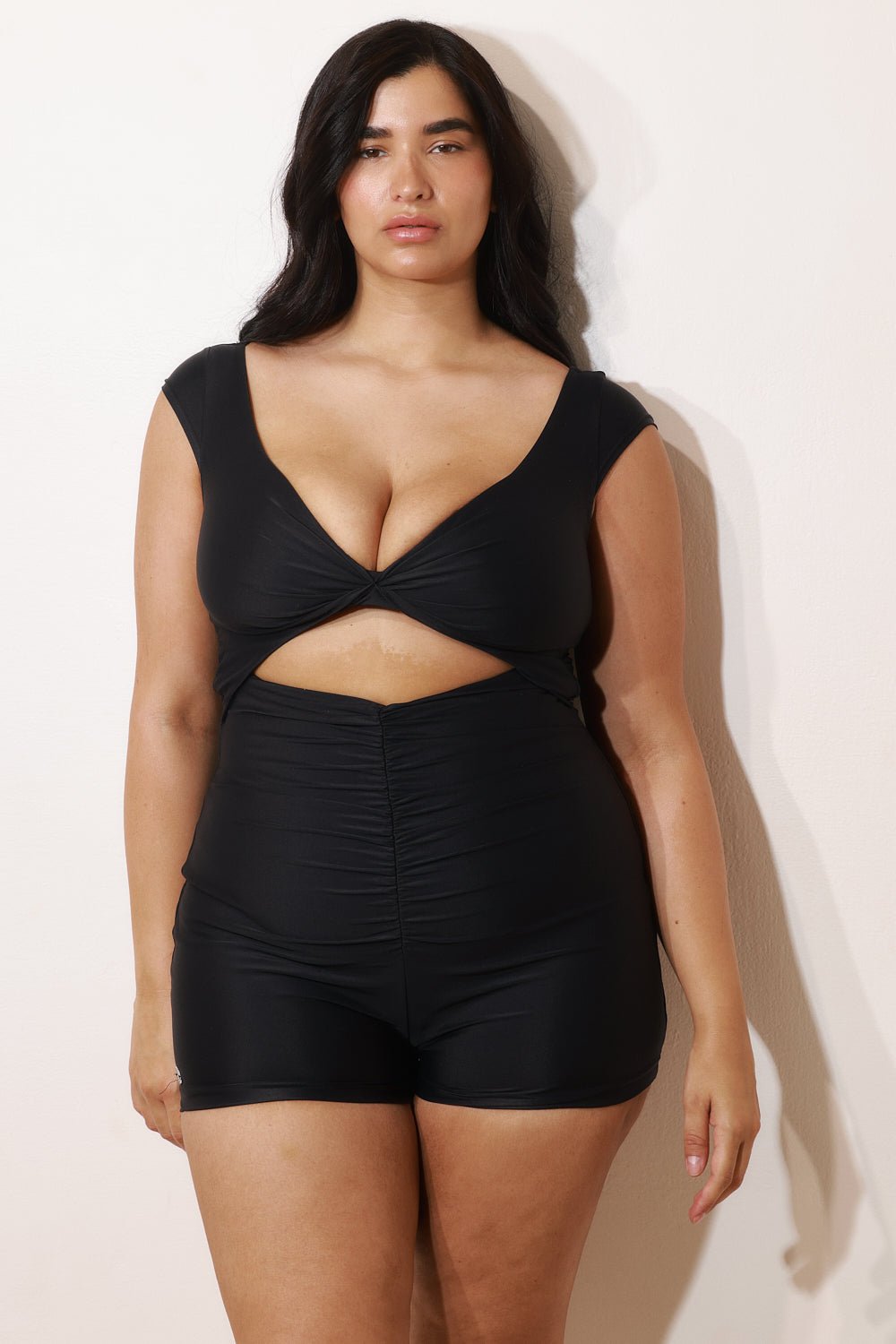 Overall Jordan Black - one piece - BiliBlond Swimwear