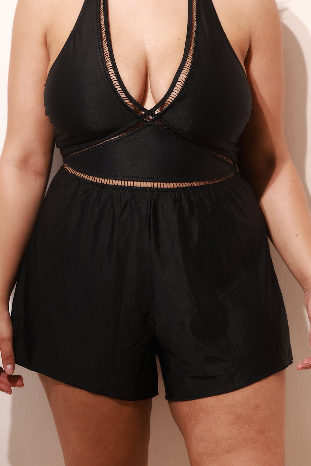 Overall Kedem Black - one piece - BiliBlond Swimwear