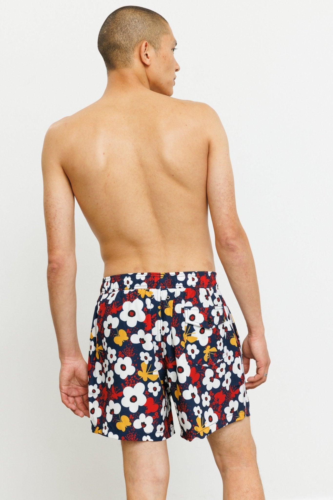 ROTEM SWIMSUIT SHORTS FLOWERS - gallabia - BiliBlond Swimwear