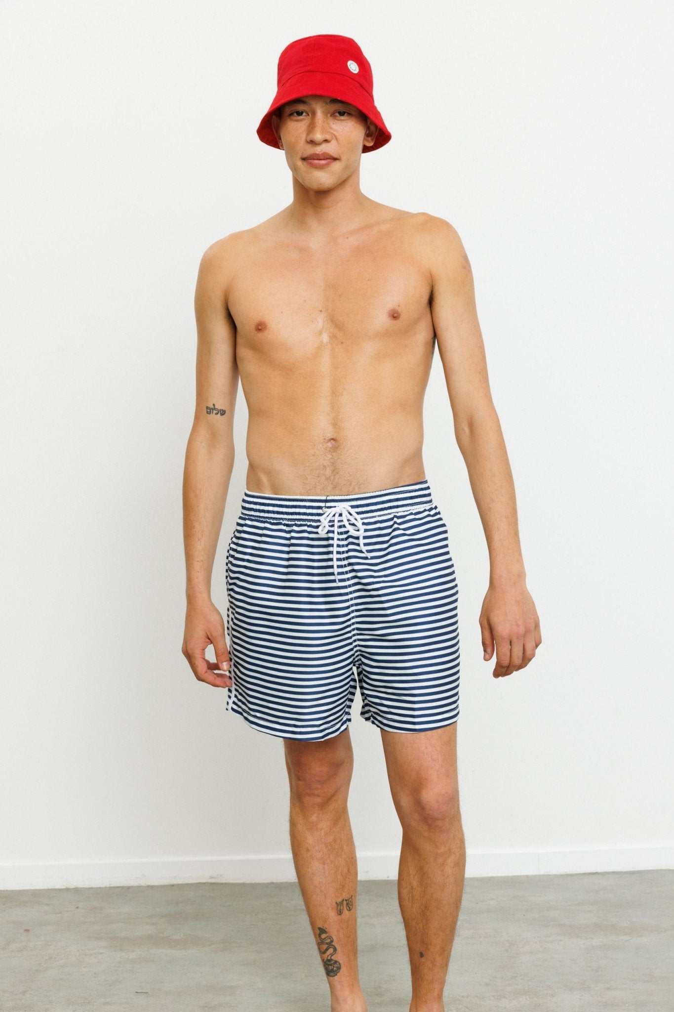 ROTEM SWIMSUIT SHORTS STRIPES - gallabia - BiliBlond Swimwear