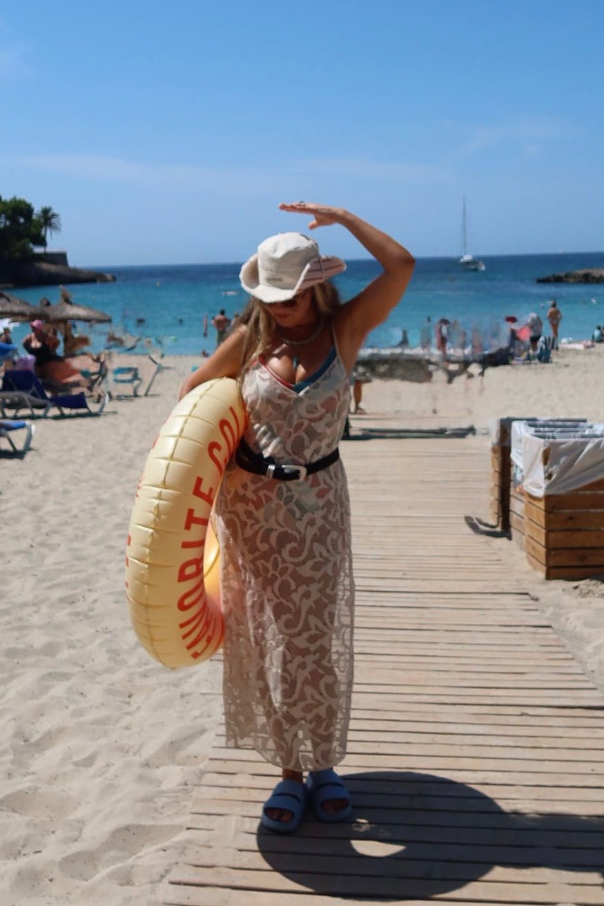 Shell Dress Cream - Dress -BiliBlond Swimwear