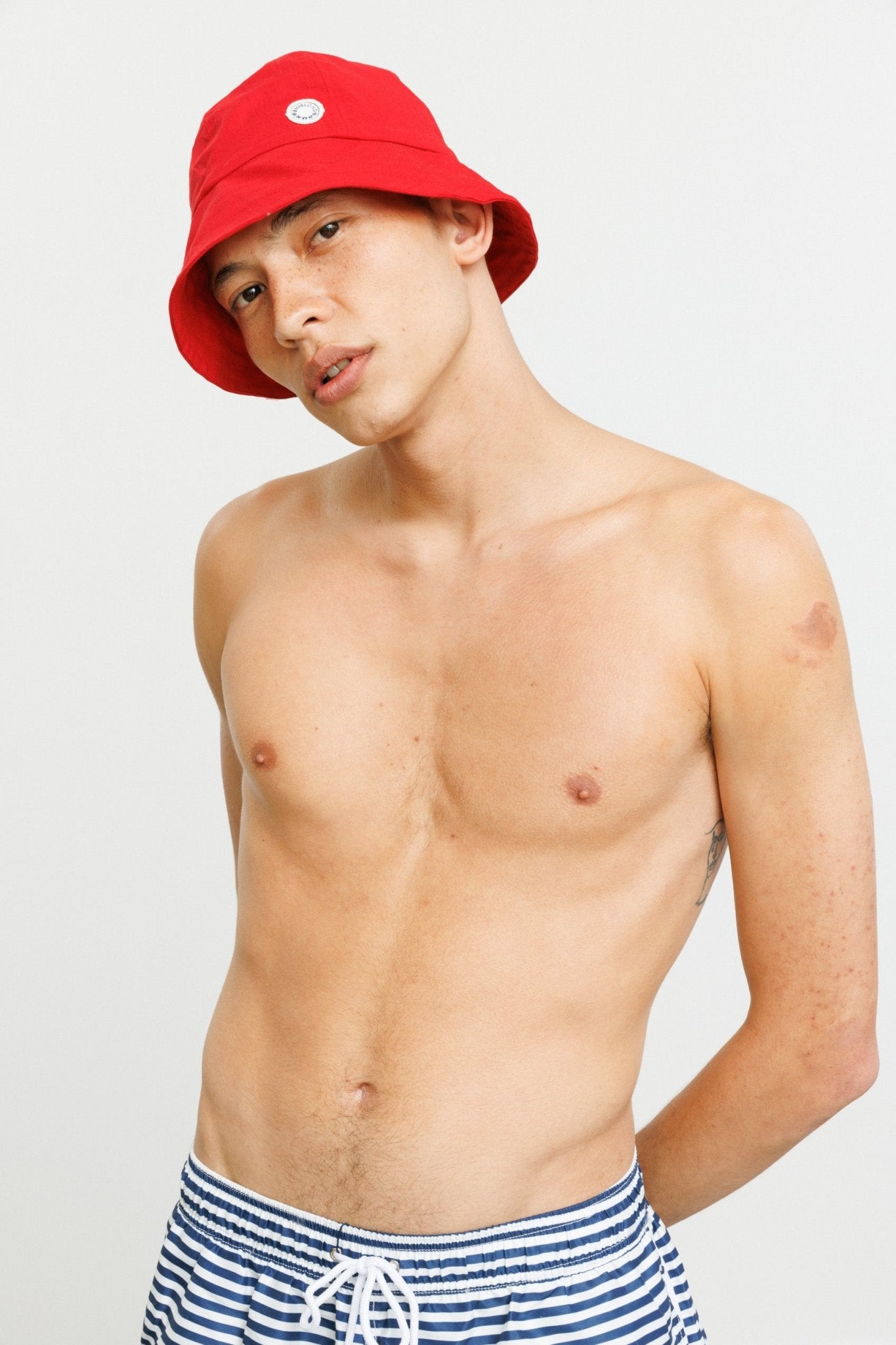 T hat RED - gallabia - BiliBlond Swimwear