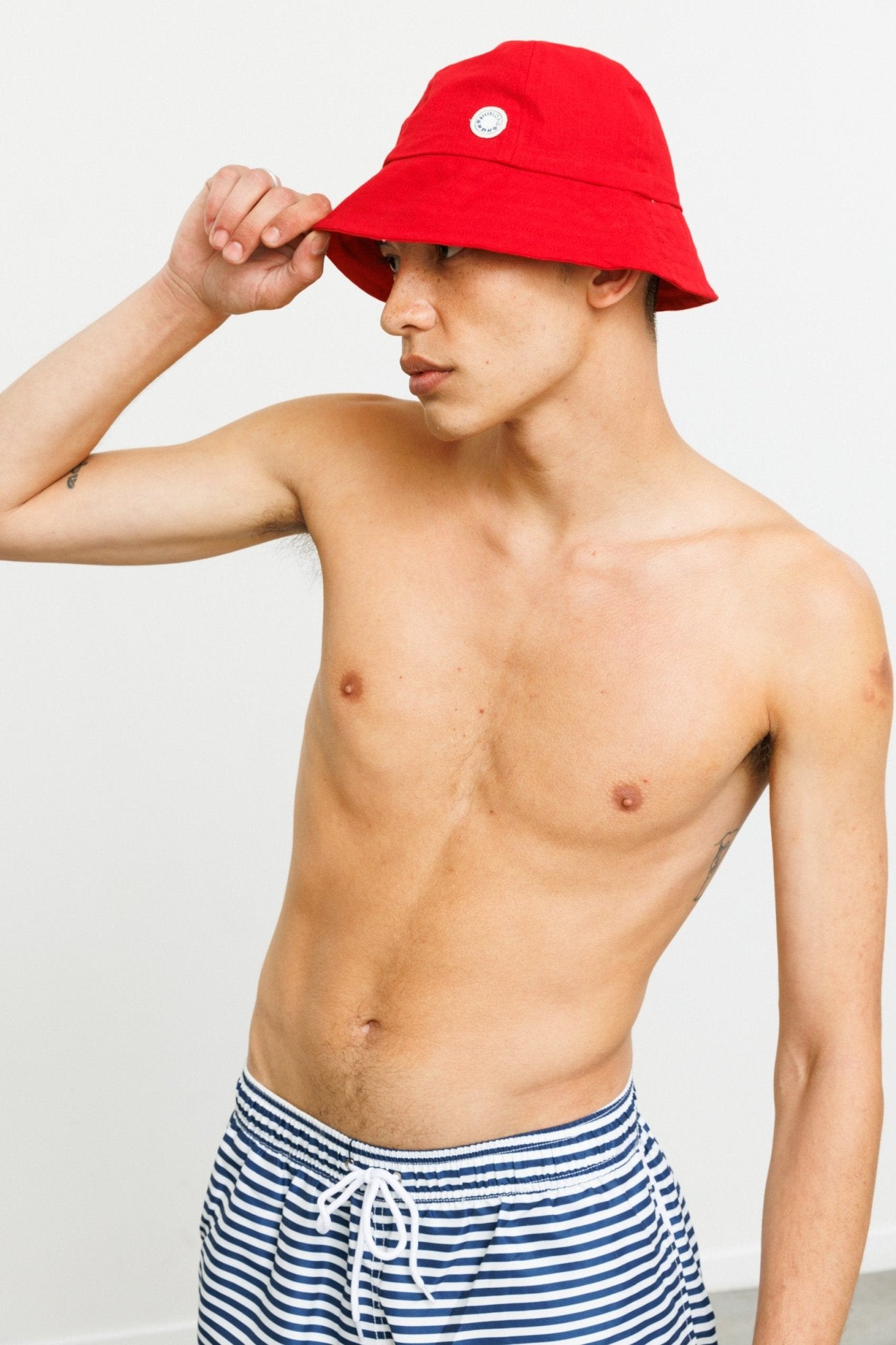 T hat RED - gallabia - BiliBlond Swimwear