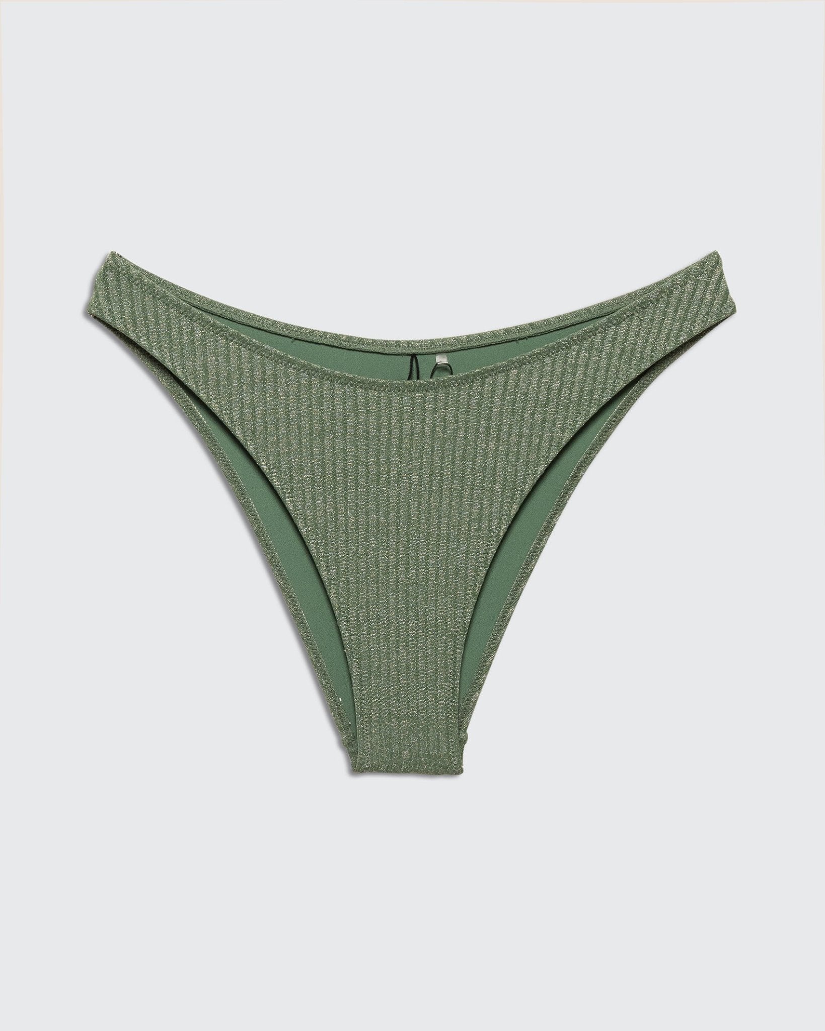 The Green Rib Lurex Set - BiliBlond Swimwear