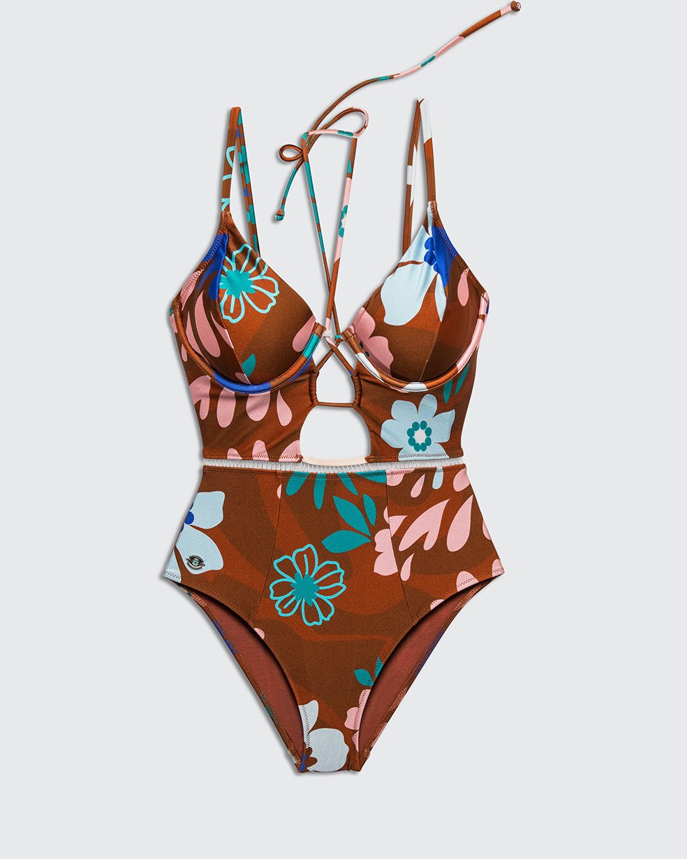Dandi Flowers - one piece -BiliBlond Swimwear