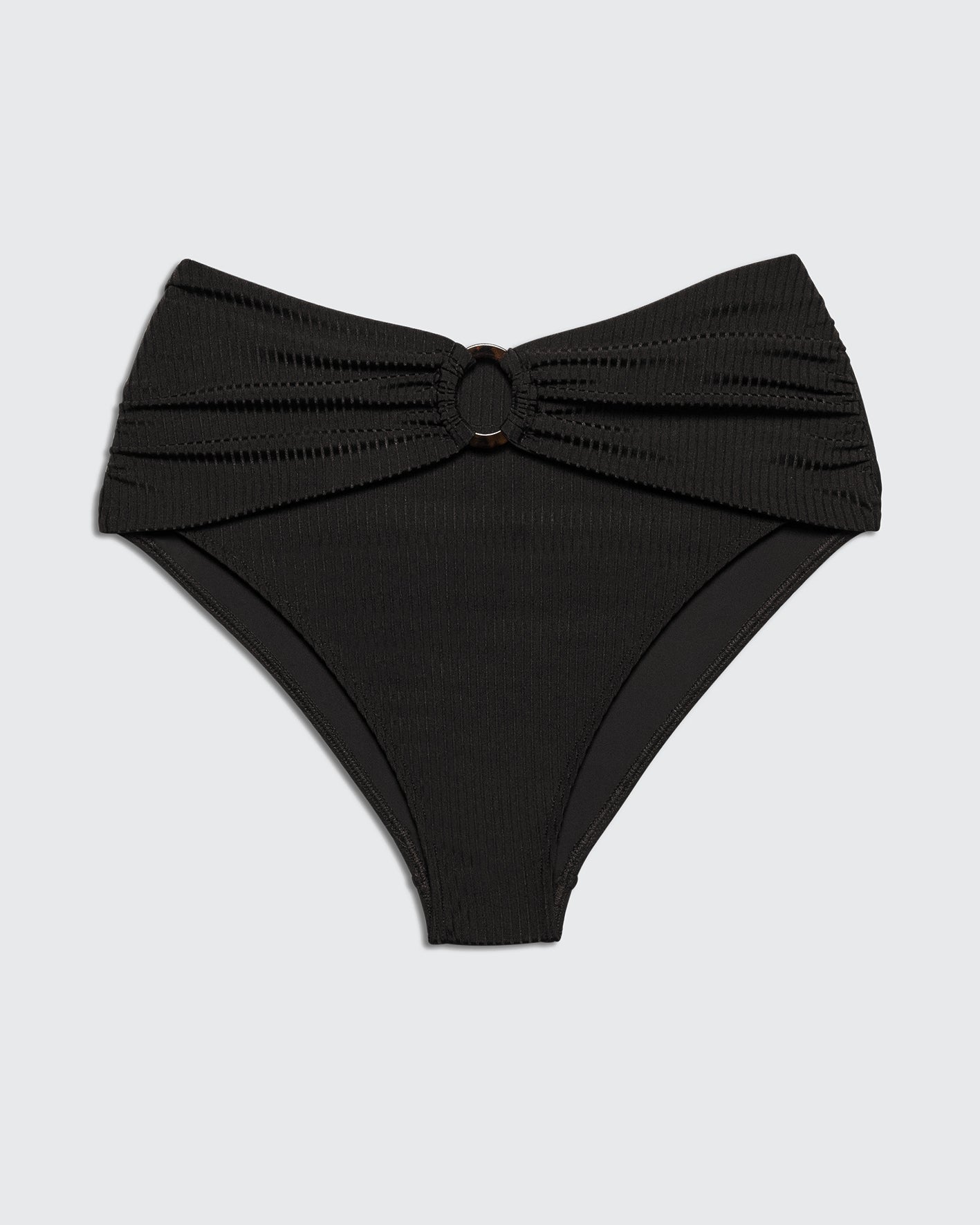 PUMA BOTTOM BLACK RIB - BIKINI -BiliBlond Swimwear