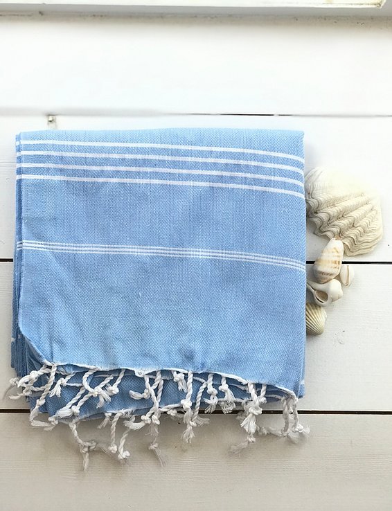The Basic stripes beach towel - jewelry -BiliBlond LTD