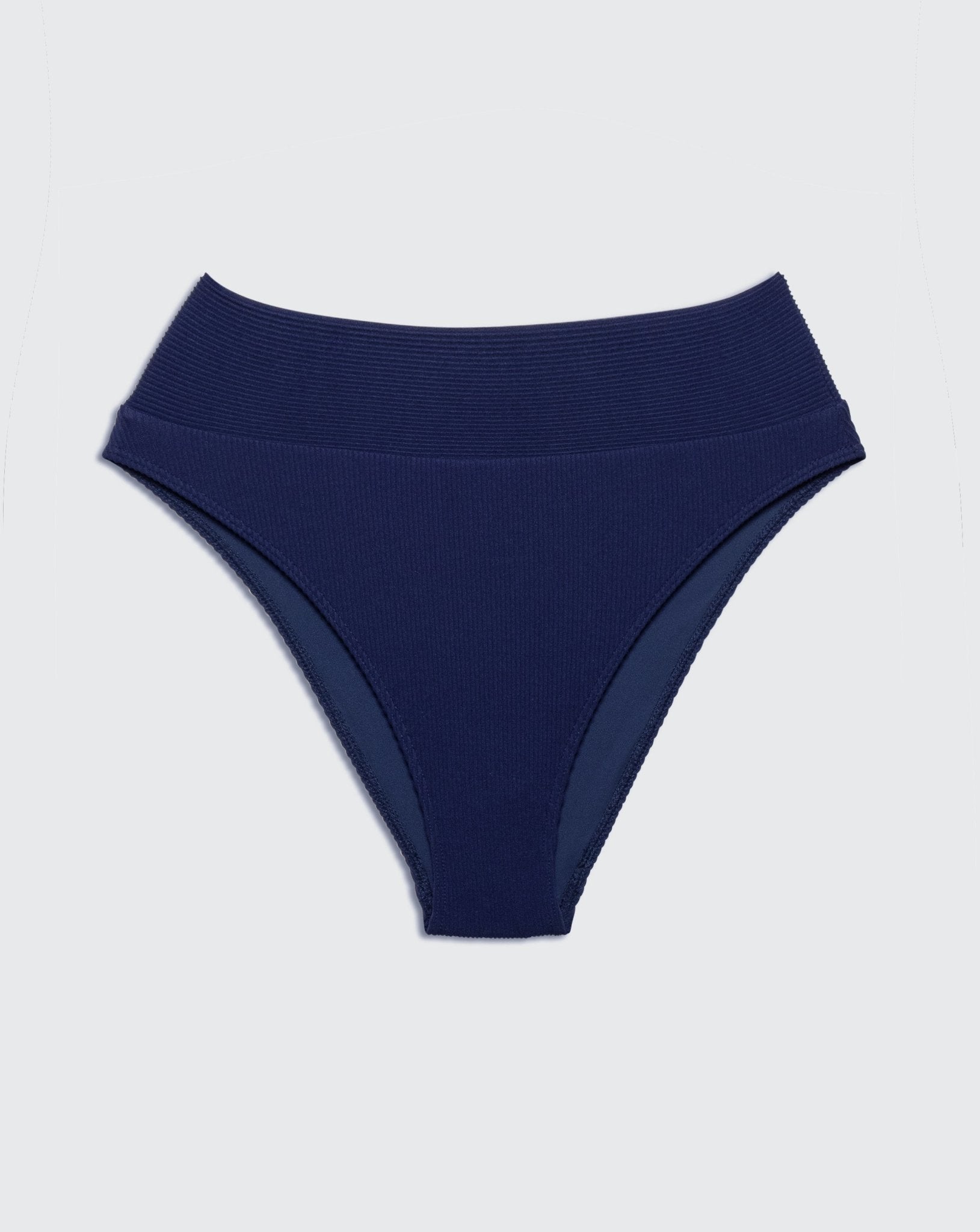 UNDER HIGH YUMI NAVY RIB - BIKINI -BiliBlond LTD